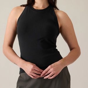 Athleta Renew Seamless Racerback Tank Black M